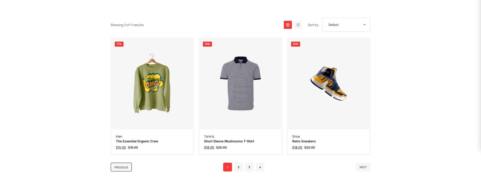 Shop Without sidebar